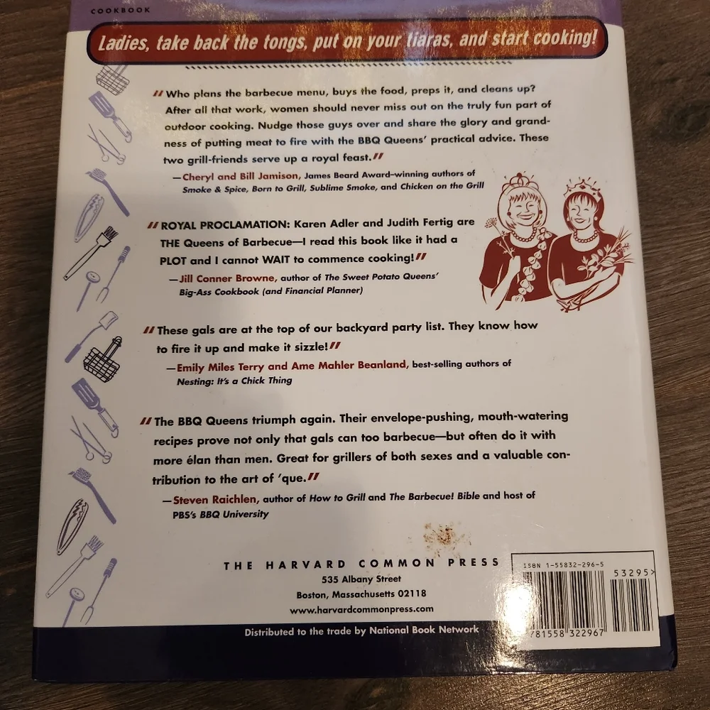 The BBQ Queens' Big Book of Barbecue Hardcover Cookbook